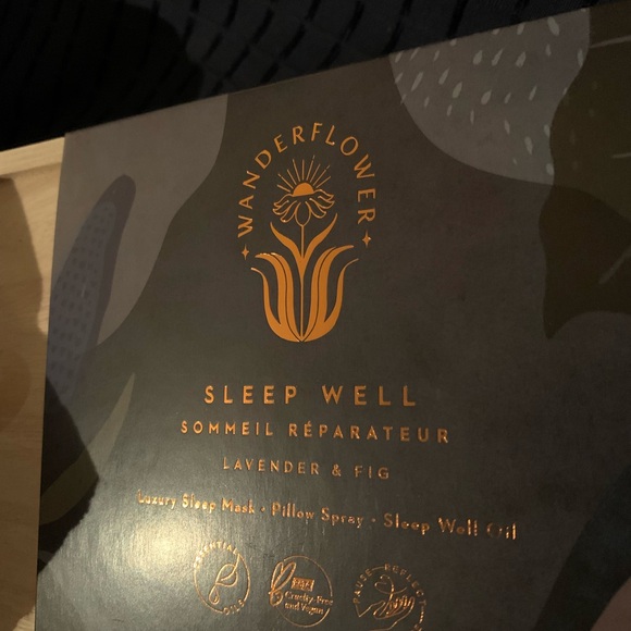 3PC SLEEP WELL SET NWB SEALED LAVENDER & FIG SLEEP MASK PILLOW SPRAY SLEEP OIL - Picture 2 of 8